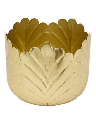 VASI D'ARREDO: vendita online Portavaso, Belli, Set 2 pezzi, Metallo Dorato, Dimensioni M e L, Diametro 21 cm in offerta