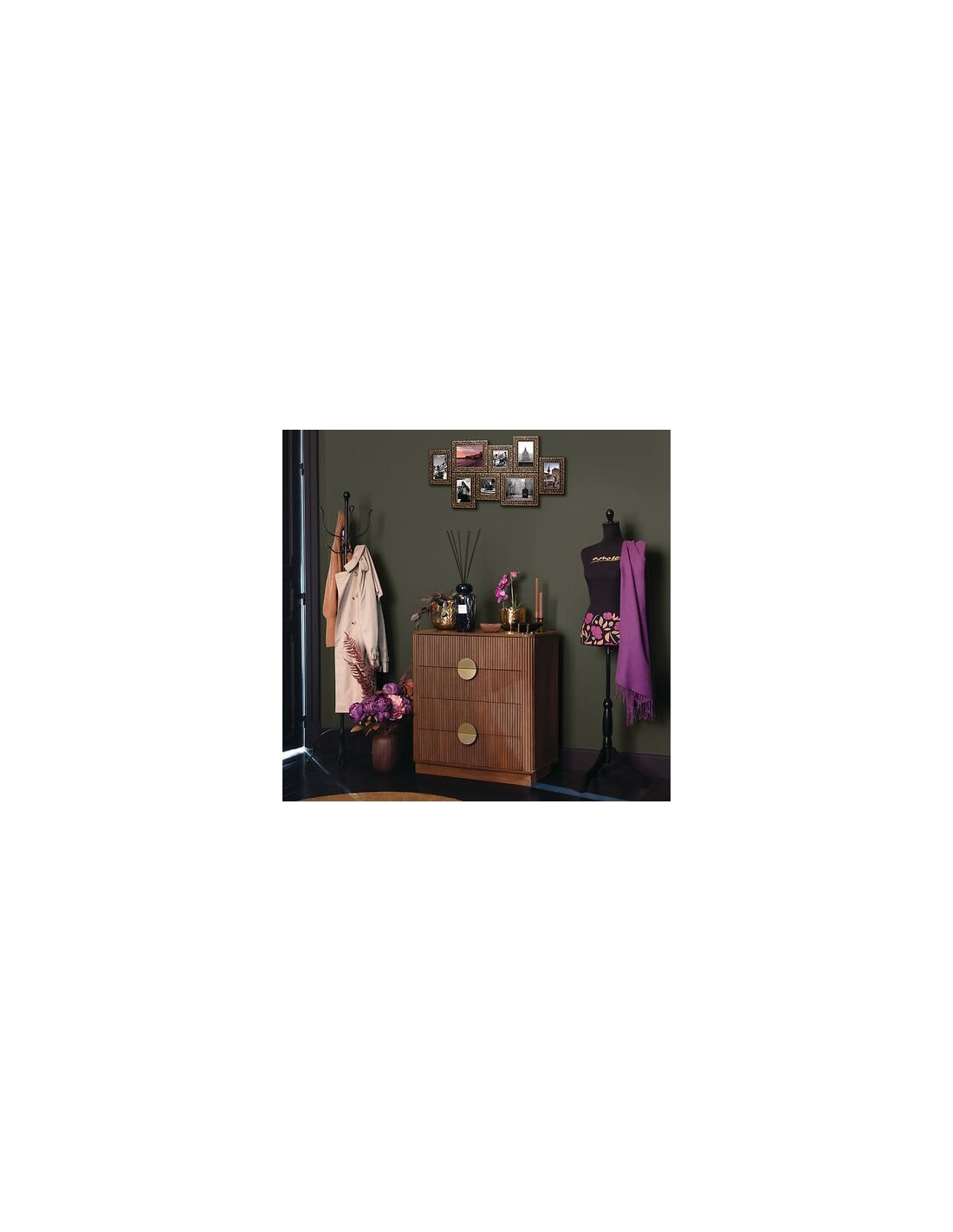 VASI D'ARREDO: vendita online Portavaso, Belli, Set 2 pezzi, Metallo Dorato, Dimensioni M e L, Diametro 21 cm, Profondità 18 ...