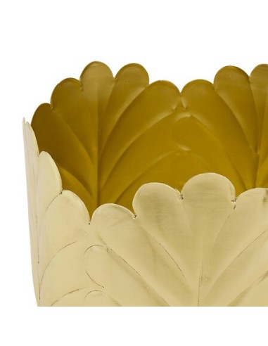 VASI D'ARREDO: vendita online Portavaso, Belli, Set 2 pezzi, Metallo Dorato, Dimensioni M e L, Diametro 21 cm, Profondità 18 ...