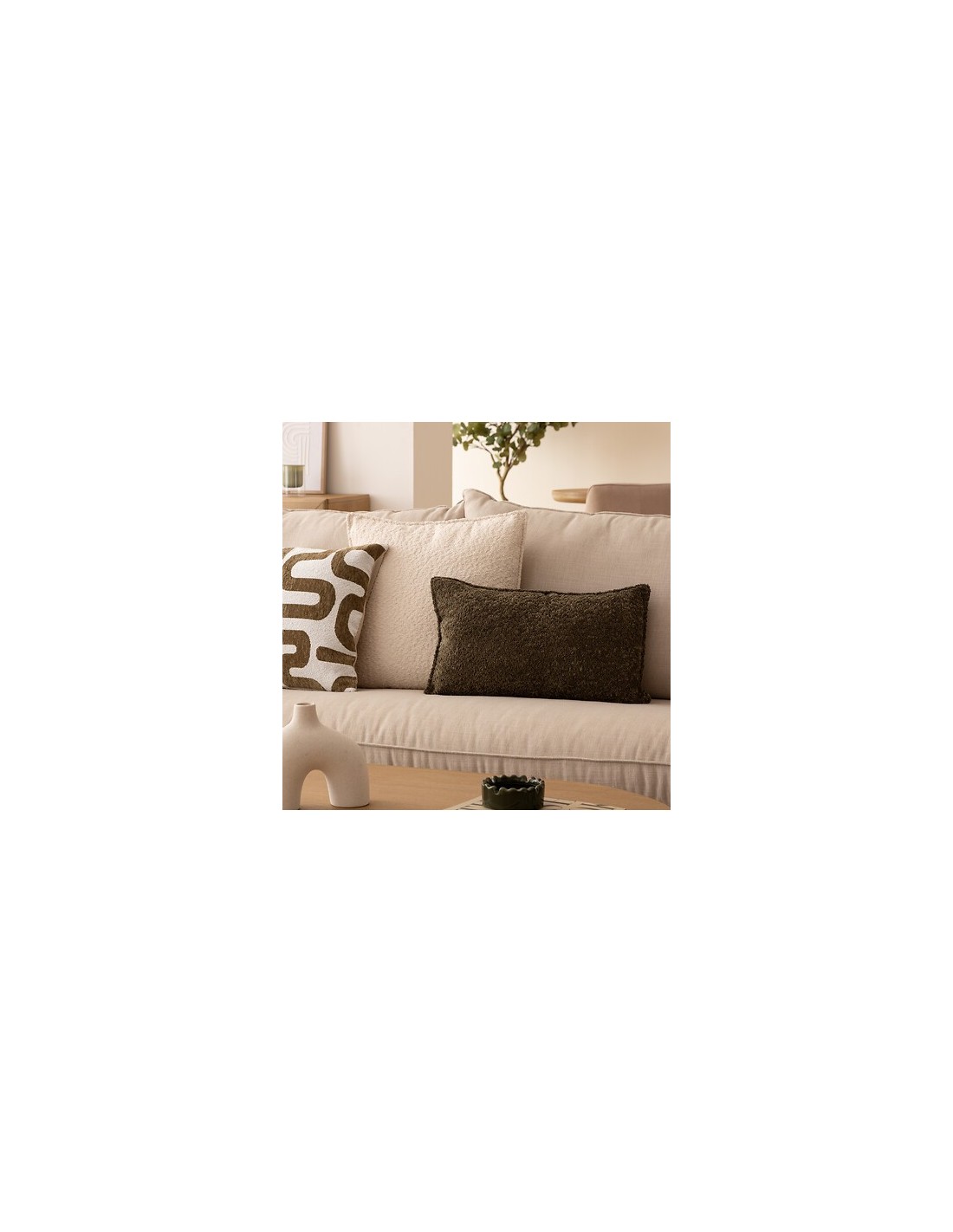 VASI D'ARREDO: vendita online Vaso Asy in Ceramica Sabbiata Bianco, Altezza 18 cm, Design Organico in offerta