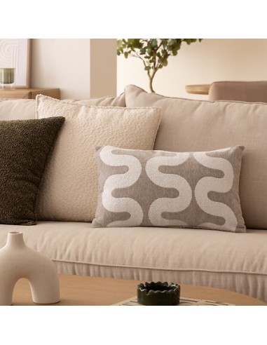 VASI D'ARREDO: vendita online Vaso Asy in Ceramica Sabbiata Bianco, Altezza 18 cm, Design Organico in offerta