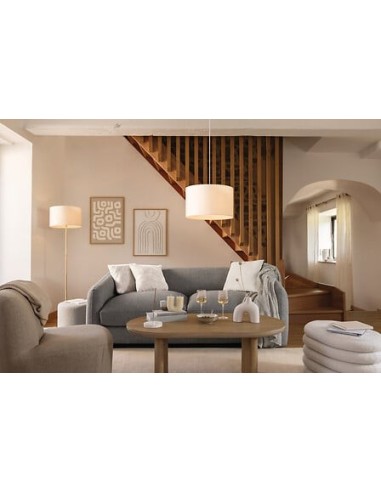VASI D'ARREDO: vendita online Vaso Asy in Ceramica Sabbiata Bianco, Altezza 18 cm, Design Organico in offerta