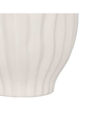 VASI D'ARREDO: vendita online Vaso Fernan, Ceramica Bianca, Alto 22 cm, Diametro 15 cm in offerta