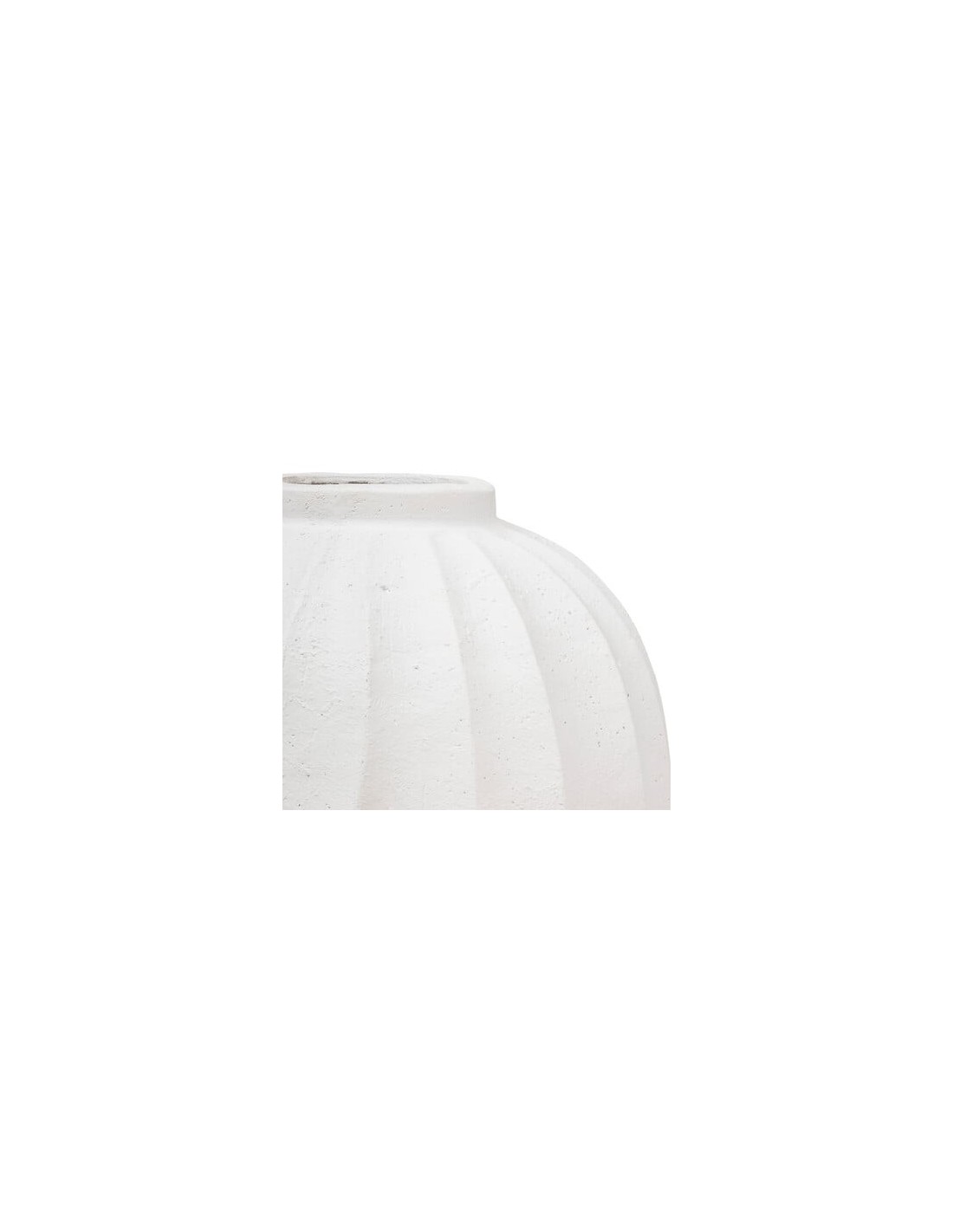 VASI D'ARREDO: vendita online Vaso a sfera Amia, Magnesio Bianco, Alto 44,5 cm, Diametro 39,5 cm in offerta