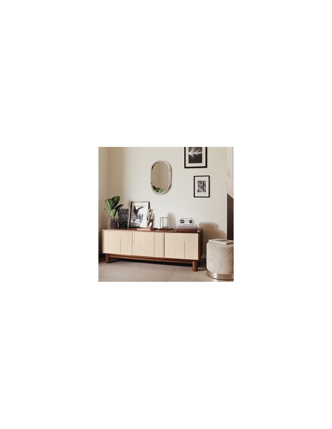 VASI D'ARREDO: vendita online Vaso Ceramica Sky, Argento, Alto 28,5 cm, Diametro 11,5 cm in offerta