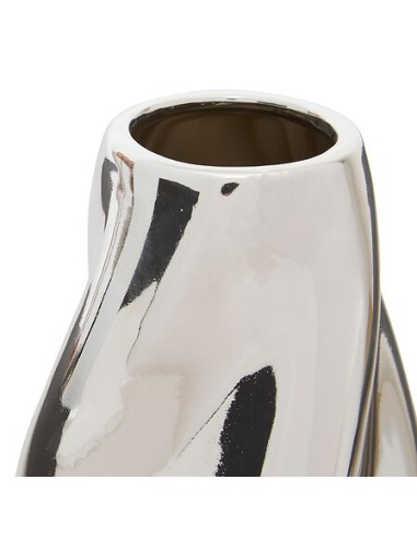 VASI D'ARREDO: vendita online Vaso Ceramica Sky, Argento, Alto 28,5 cm, Diametro 11,5 cm in offerta
