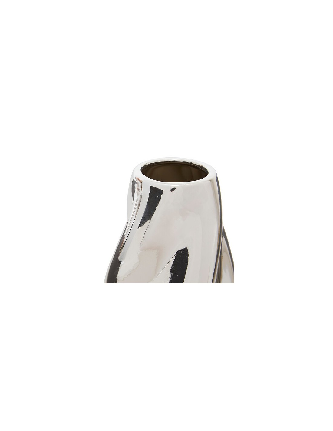 VASI D'ARREDO: vendita online Vaso Ceramica Sky, Argento, Alto 28,5 cm, Diametro 11,5 cm in offerta