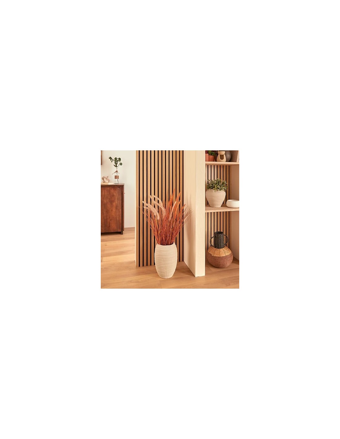VASI D'ARREDO: vendita online Vaso Ceramica Prudi, Bianco, Alto 31,5 cm, 22x22 cm in offerta