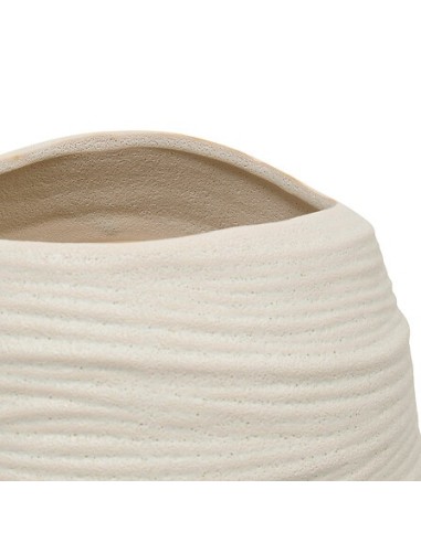 VASI D'ARREDO: vendita online Vaso Ceramica Prudi, Bianco, Alto 31,5 cm, 22x22 cm in offerta