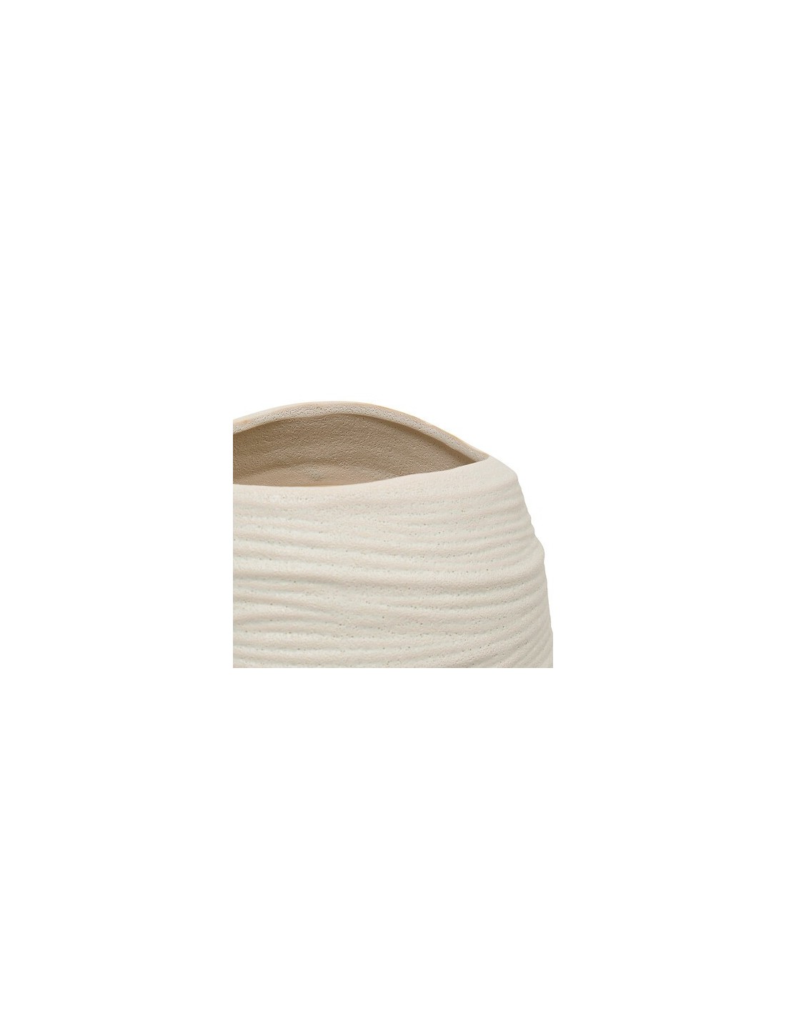 VASI D'ARREDO: vendita online Vaso Ceramica Prudi, Bianco, Alto 31,5 cm, 22x22 cm in offerta