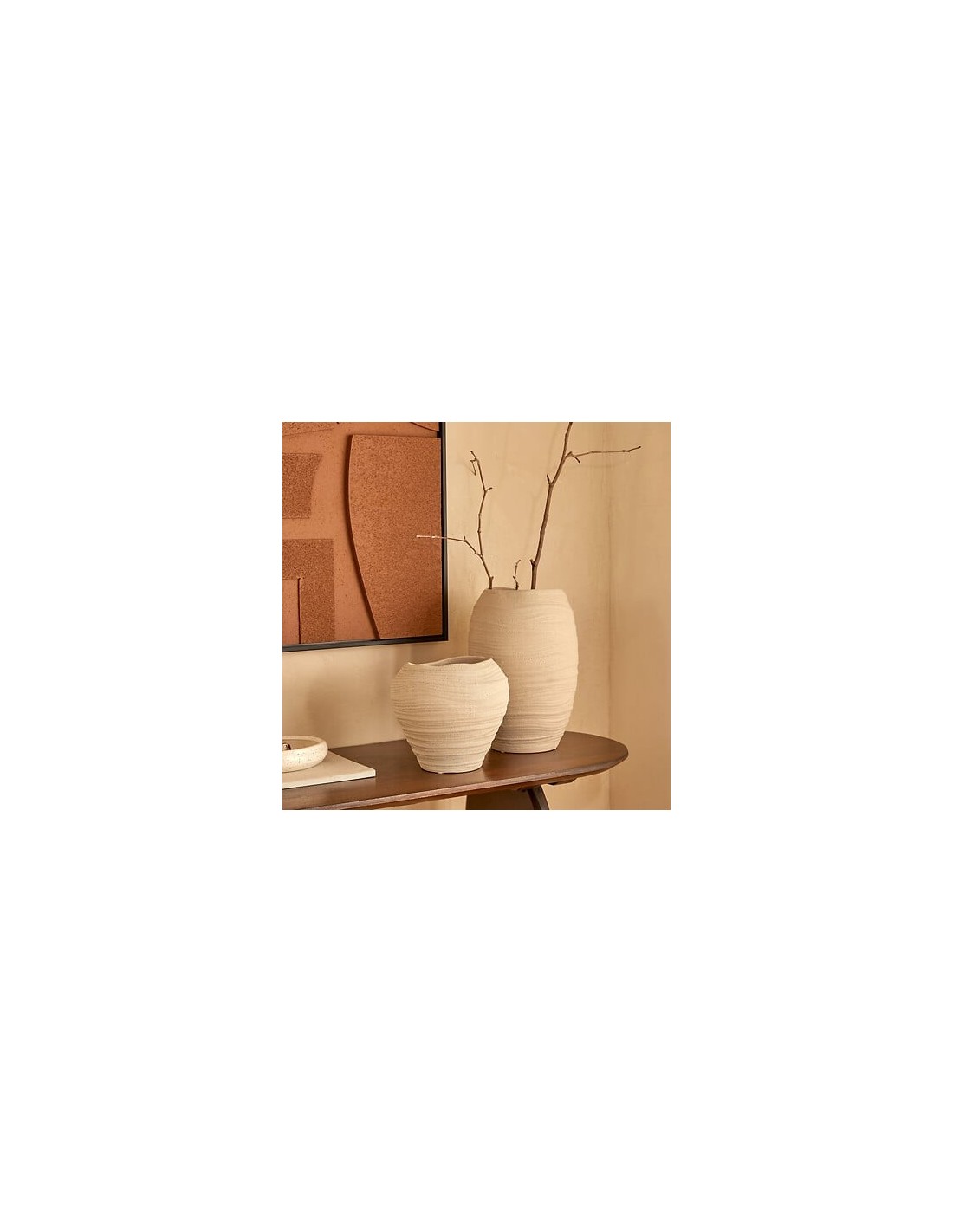 VASI D'ARREDO: vendita online Vaso Ceramica Prudi, Bianco, Alto 20 cm, Diametro 22 cm in offerta
