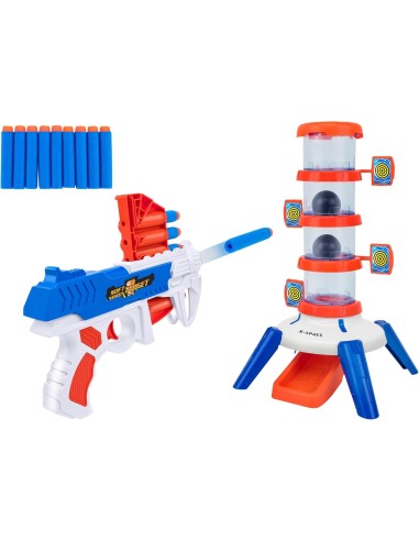Soft Shot Target con pistola e proiettili morbidi, gioco abilità bambini 3+ | Shop in Casa