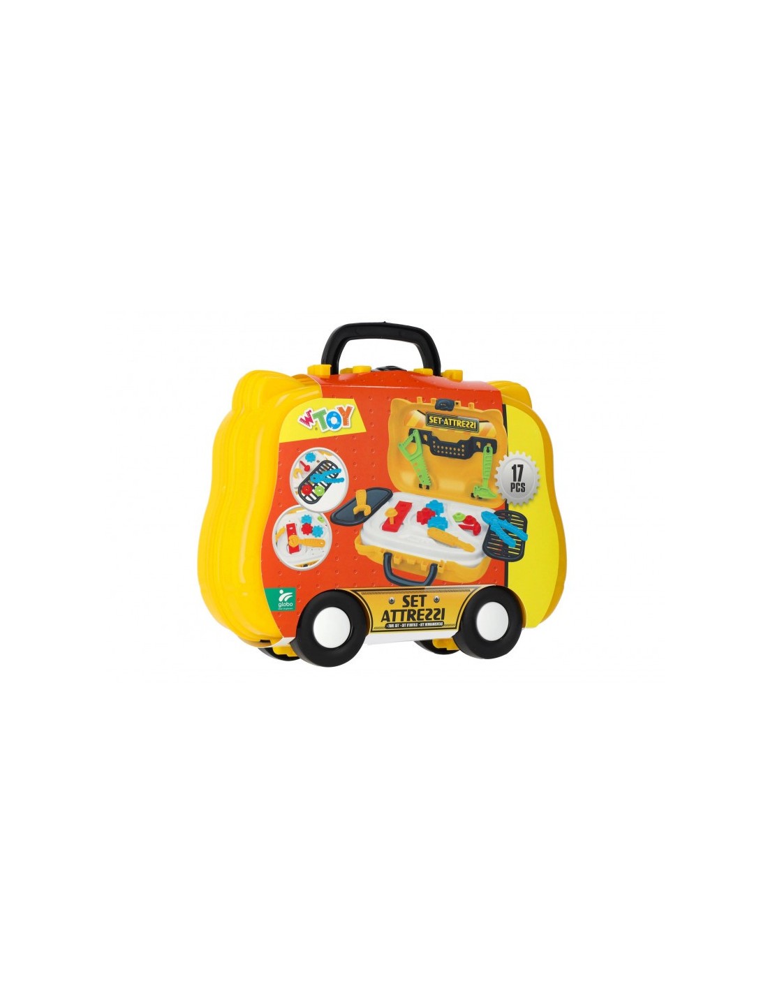 Valigetta meccanico con 17 accessori giocattolo Globo | shopincasa.it