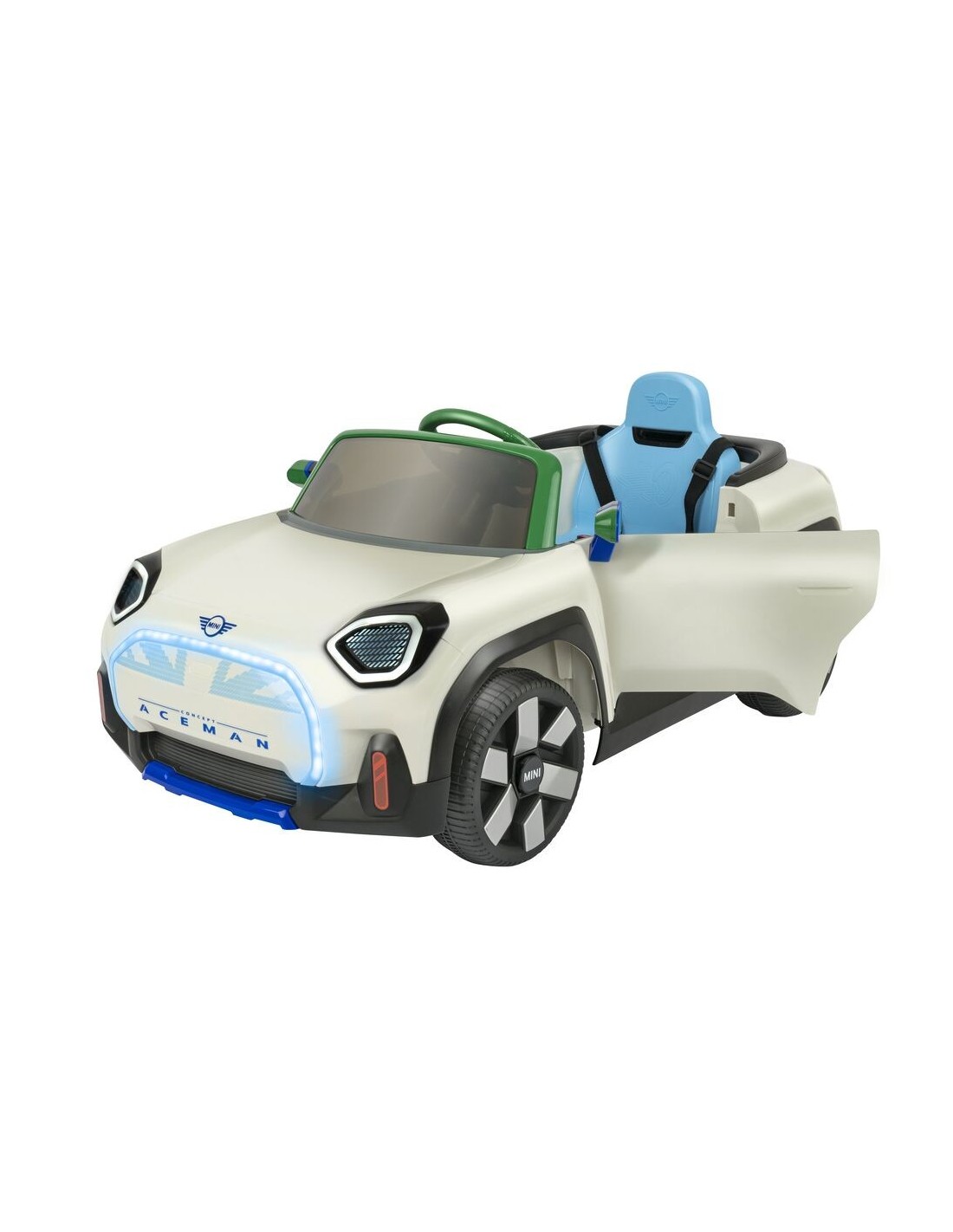 Auto elettrica Mini Aceman 12V batteria al litio con telecomando Bluetooth | Shop in Casa