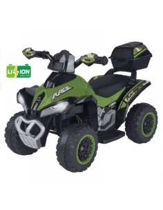 Quad elettrico verde 12V bambini con motore 15W e Bluetooth | shopincasa.it