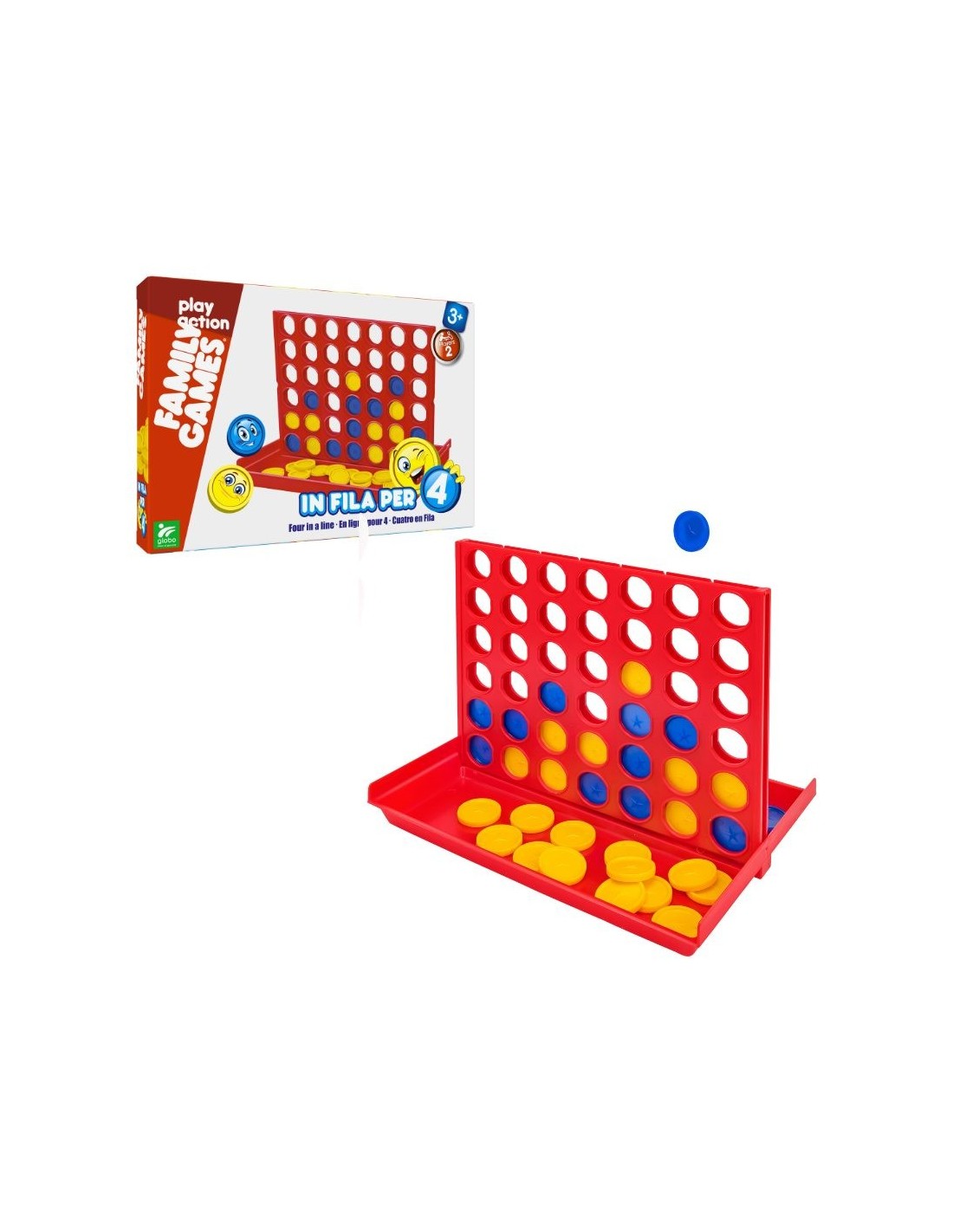 Gioco da tavolo In fila per 4 strategico per 2 giocatori | shopincasa.it