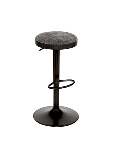 SGABELLO BAR 207390A ILSA NERO/ANTRACITE H76CM