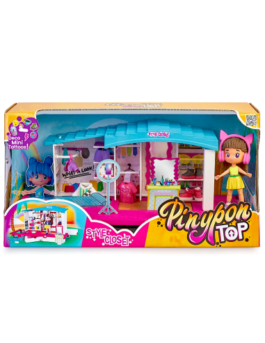 GIOCATTOLO PUBBLICIZZATO: vendita online Pinypon Top Style Closet Famosa – Playset Guardaroba Bambole con Accessori in offerta