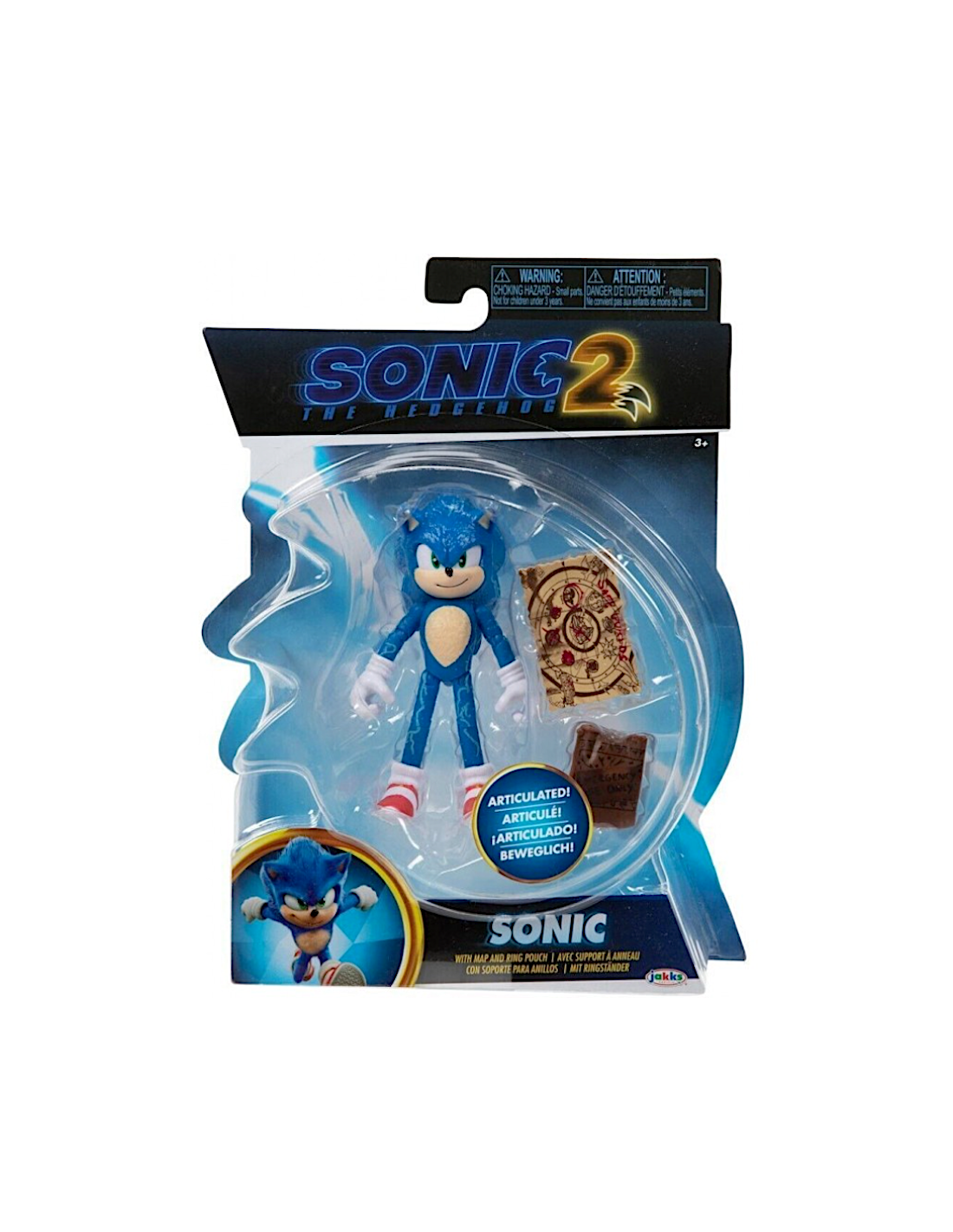 Sonic 2 personaggio articolato 10 cm | shopincasa.it