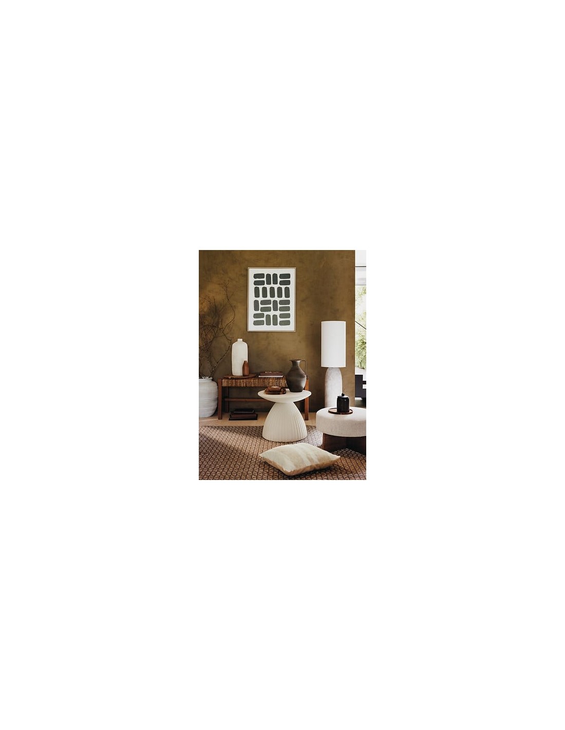 VASI D'ARREDO: vendita online Vaso, gres, Romia, beige, D.19 x H.43,5 cm, collezione Wonja in offerta