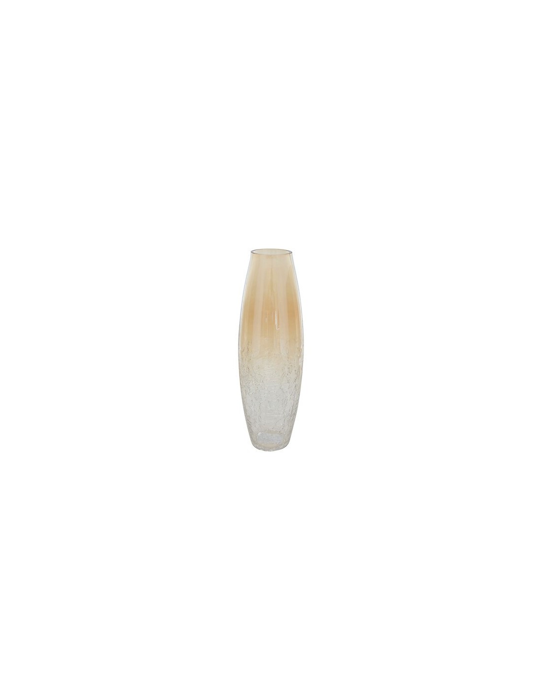 VASI D'ARREDO: vendita online Vaso, vetro craquelé, Alexis, trasparente, D.13 x H.40 cm in offerta