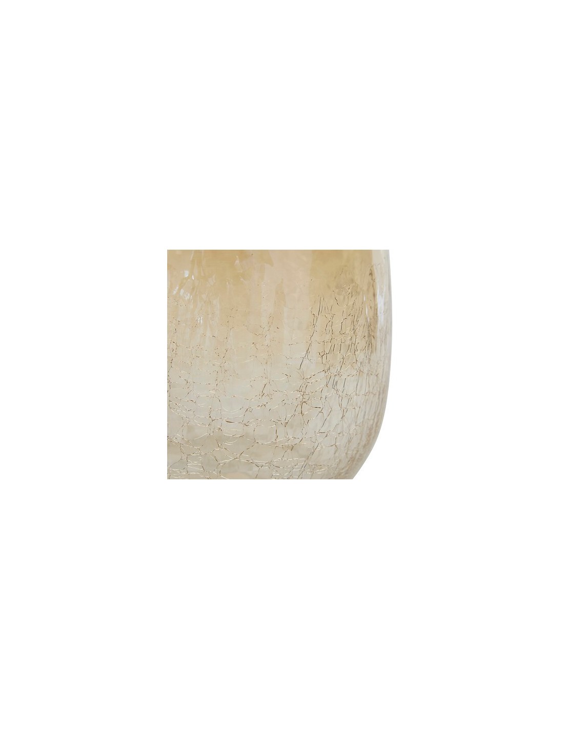 VASI D'ARREDO: vendita online Vaso, vetro craquelé, Alexis, trasparente, D.19 x H.25 cm in offerta