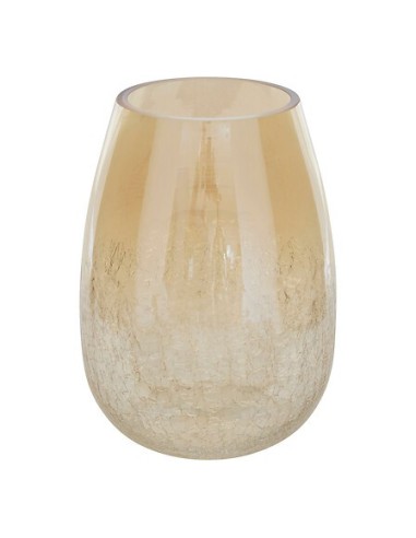 VASI D'ARREDO: vendita online Vaso, vetro craquelé, Alexis, trasparente, D.19 x H.25 cm in offerta