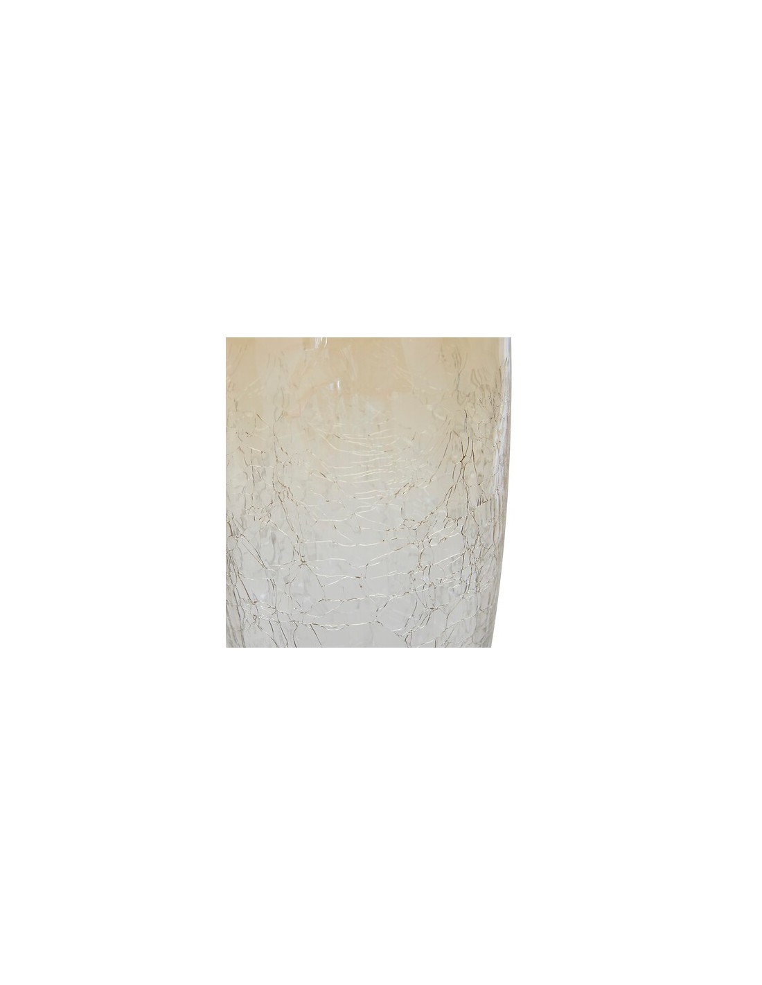 VASI D'ARREDO: vendita online Vaso, vetro craquelé, Alexis, trasparente, D.19 x H.25 cm in offerta
