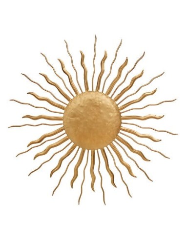 QUADRI E DECORO PARETE: vendita online Decorazione, parete, sole, Edwige, metallo dorato, Ø80 cm, stile moderno in offerta
