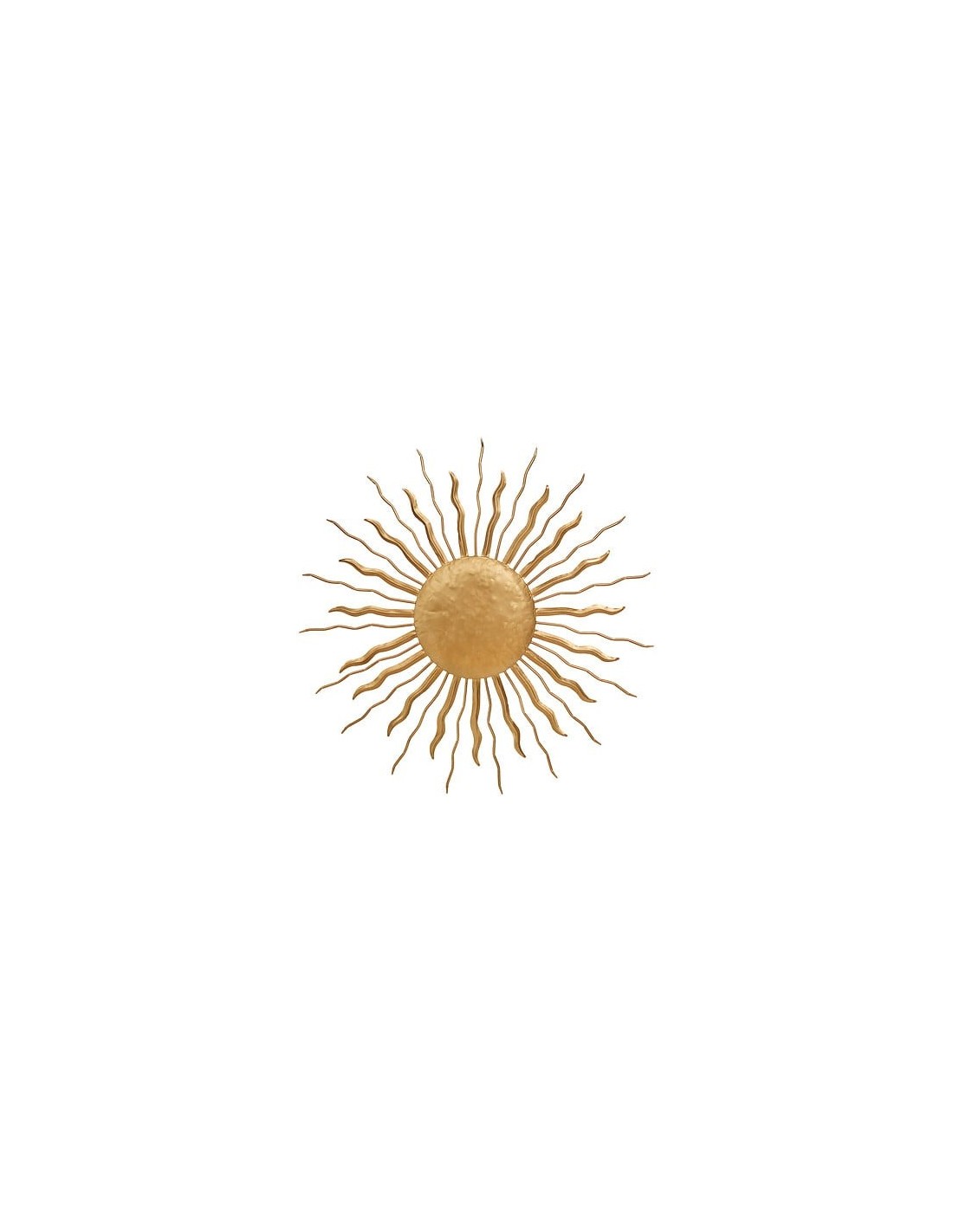 QUADRI E DECORO PARETE: vendita online Decorazione, parete, sole, Edwige, metallo dorato, Ø80 cm, stile moderno in offerta