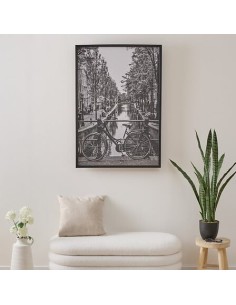 QUADRI E DECORO PARETE: vendita online Poster, CADO NB AYU, 70x100 cm, bianco e nero, cornice moderna in offerta 2