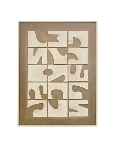 QUADRI E DECORO PARETE: vendita online Tela, 3D, Castille, verde kaki, 60x80 cm, rilievo decorativo, montaggio verticale/oriz...