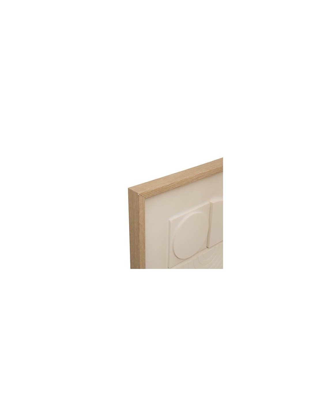 QUADRI E DECORO PARETE: vendita online Tela, 3D, Cataline, bianca, 60x60 cm, rilievo moderno, collezione Modern Flow in offerta