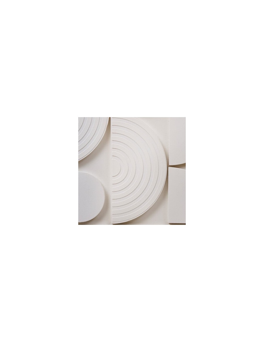 QUADRI E DECORO PARETE: vendita online Tela, 3D, Cataline, bianca, 60x60 cm, rilievo moderno, collezione Modern Flow in offerta