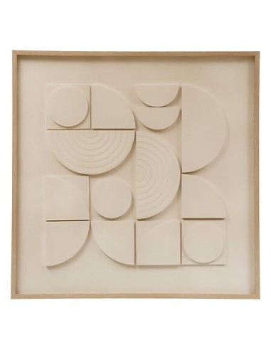 QUADRI E DECORO PARETE: vendita online Tela, 3D, Cataline, bianca, 60x60 cm, rilievo moderno, collezione Modern Flow in offerta