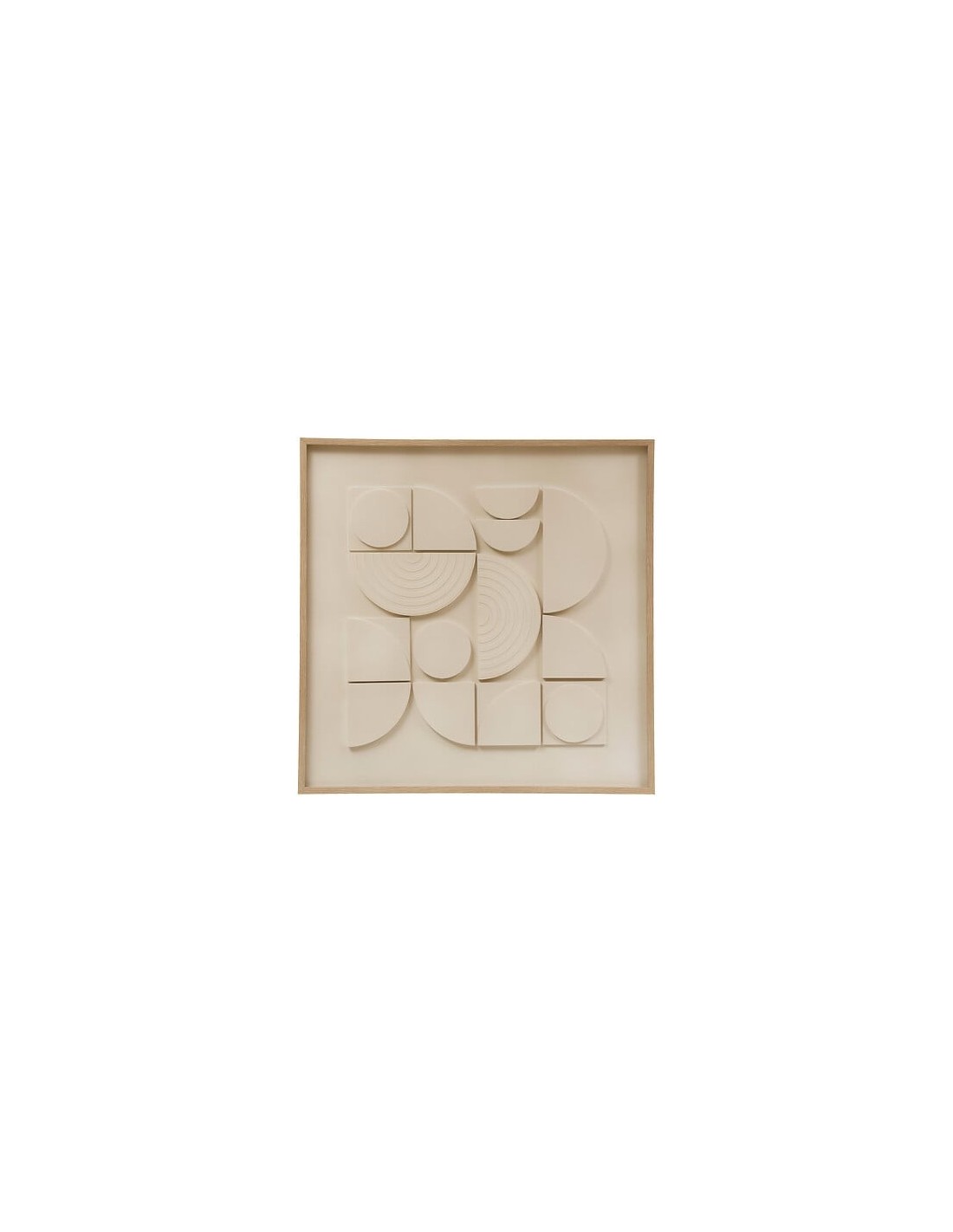 QUADRI E DECORO PARETE: vendita online Tela, 3D, Cataline, bianca, 60x60 cm, rilievo moderno, collezione Modern Flow in offerta