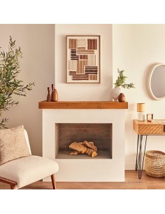 QUADRI E DECORO PARETE: vendita online Tela, 3D, Emir, marrone, 50x70 cm, tessuto tufté, rilievo moderno in offerta 2