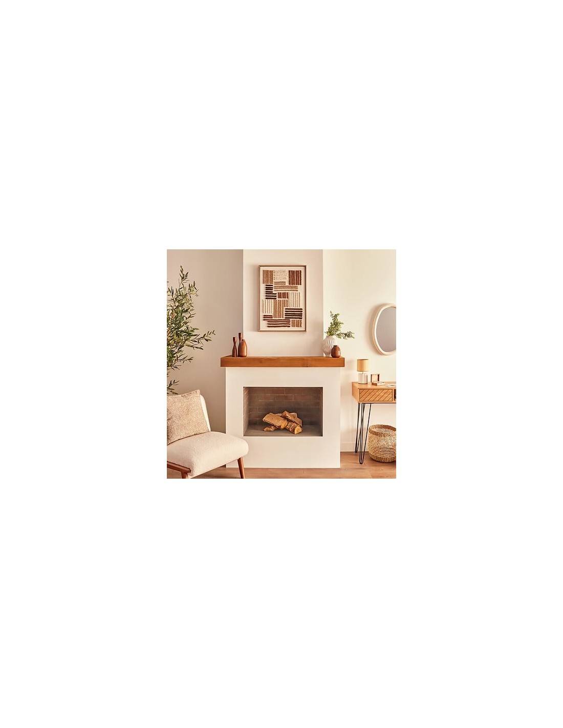 QUADRI E DECORO PARETE: vendita online Tela, 3D, Emir, marrone, 50x70 cm, tessuto tufté, rilievo moderno in offerta
