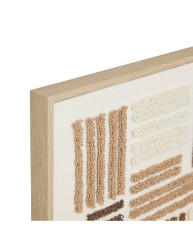 QUADRI E DECORO PARETE: vendita online Tela, 3D, Emir, marrone, 50x70 cm, tessuto tufté, rilievo moderno in offerta