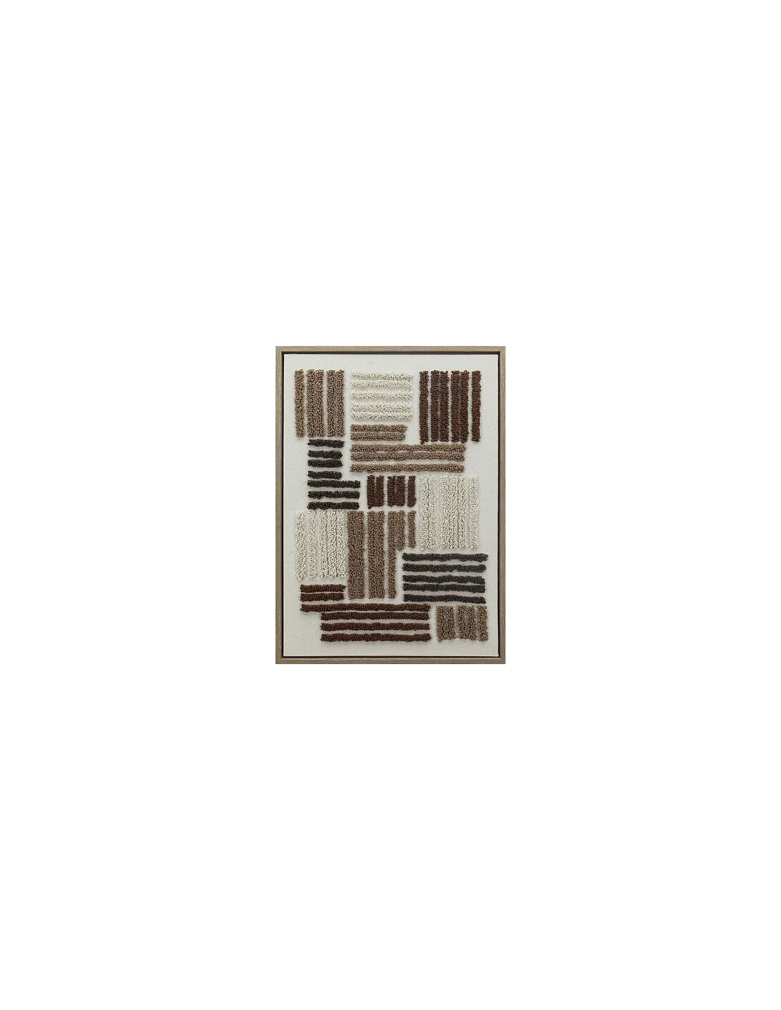 QUADRI E DECORO PARETE: vendita online Tela, 3D, Emir, marrone, 50x70 cm, tessuto tufté, rilievo moderno in offerta
