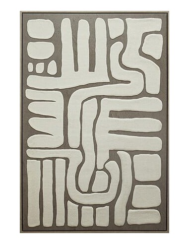 QUADRI E DECORO PARETE: vendita online Tela, 3D, Marcella, marrone, 60x90 cm, rilievo decorativo, posa verticale/orizzontale ...