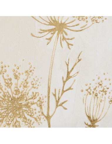 QUADRI E DECORO PARETE: vendita online Tela, 3D, Beryl, bianca, 30x60 cm, effetto alluminio dorato, assortita FOURGERE/FLEUR ...
