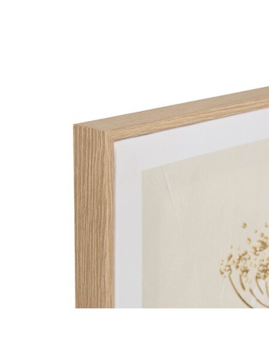 QUADRI E DECORO PARETE: vendita online Tela, 3D, Beryl, bianca, 30x60 cm, effetto alluminio dorato, assortita FOURGERE/FLEUR ...