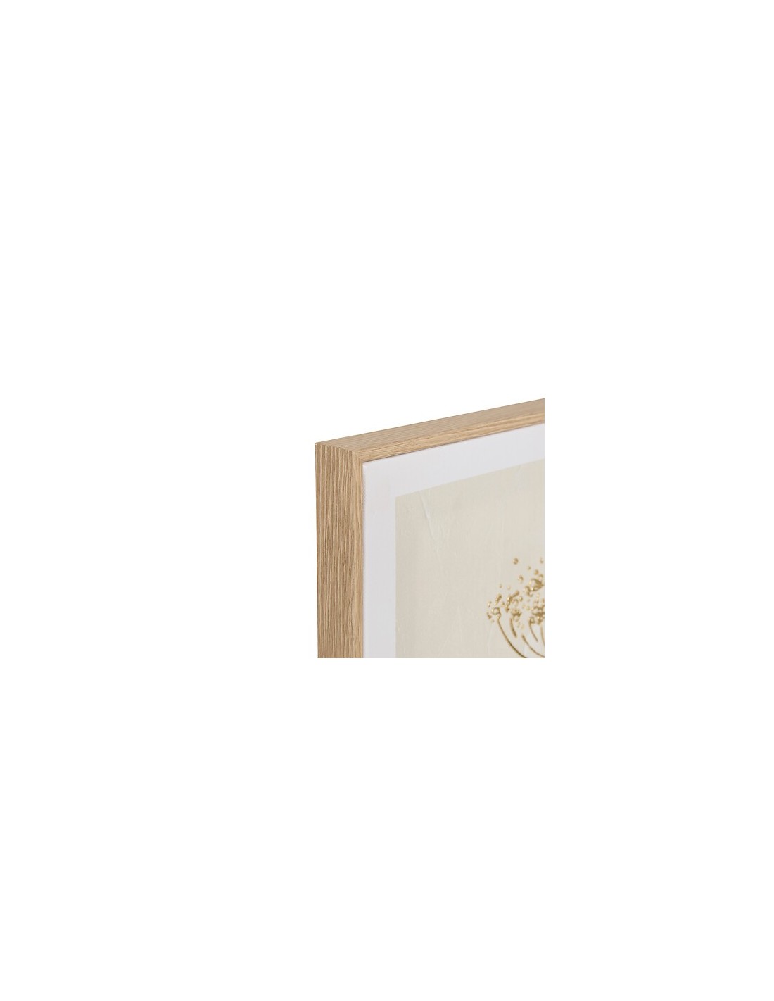 QUADRI E DECORO PARETE: vendita online Tela, 3D, Beryl, bianca, 30x60 cm, effetto alluminio dorato, assortita FOURGERE/FLEUR ...