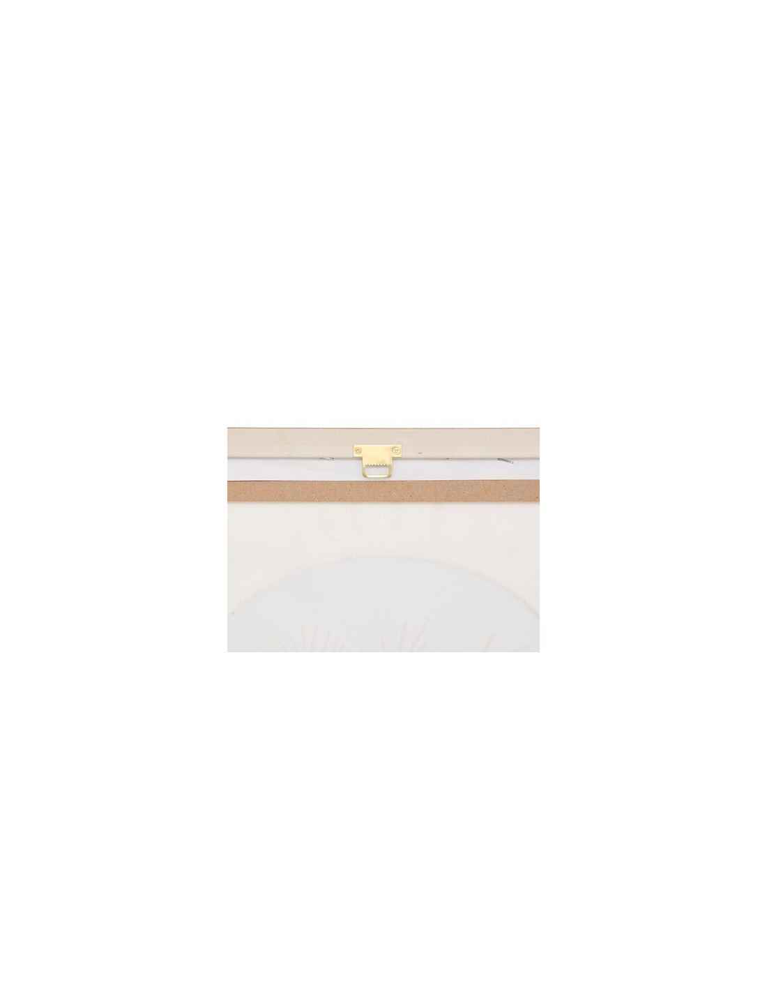 QUADRI E DECORO PARETE: vendita online Tela, 3D, Meryl, palma, bianca, 45x60 cm, effetto alluminio dorato in offerta
