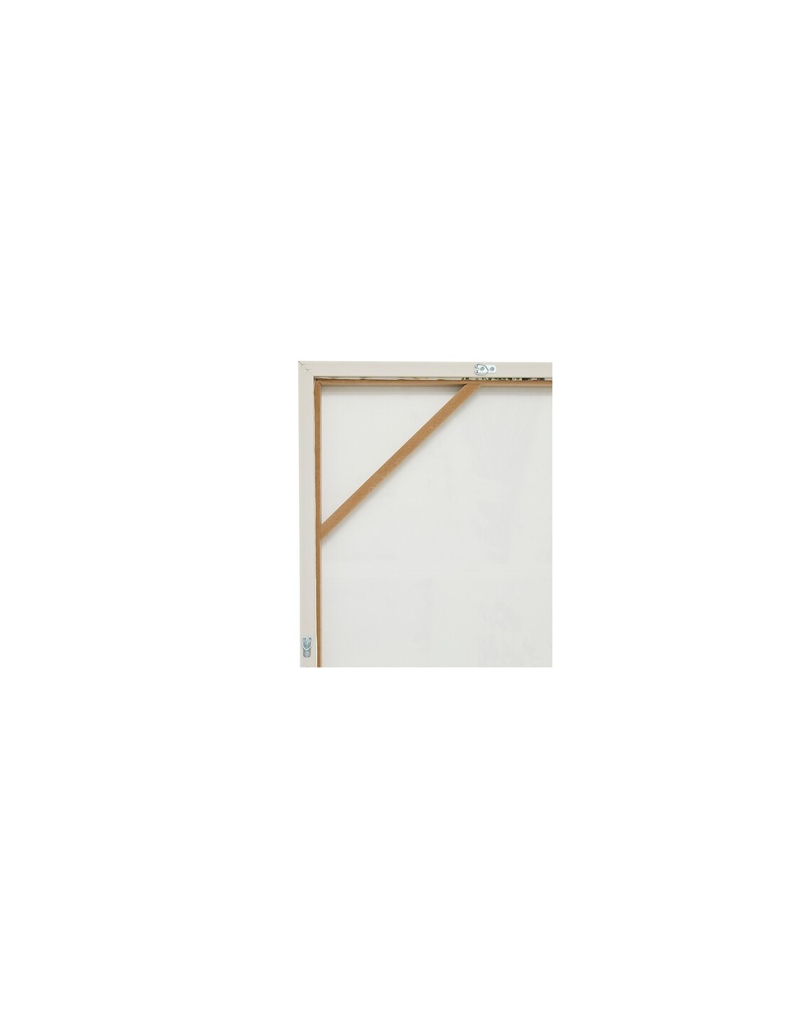 QUADRI E DECORO PARETE: vendita online Tela dipinta incorniciata Farhan 116x75 cm beige medio, texture in rilievo in offerta