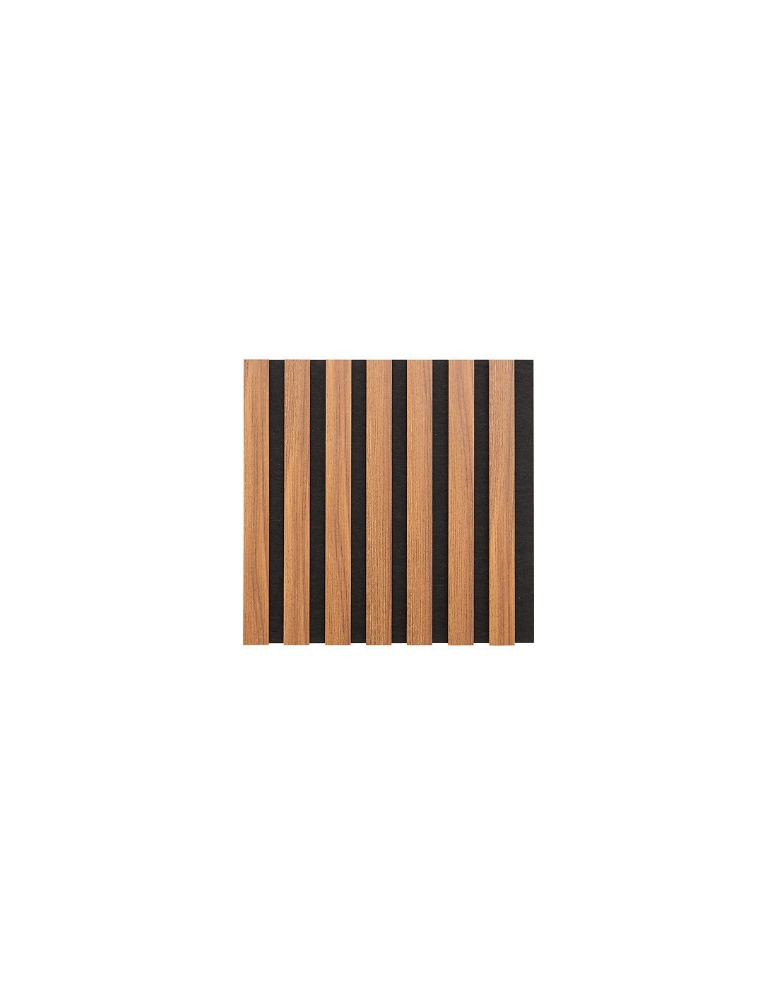 QUADRI E DECORO PARETE: vendita online Set 3 pannelli decorativi, Colva, 30 x 30 cm, MDF, effetto legno scuro, isolamento acu...