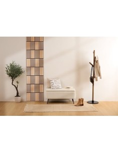 QUADRI E DECORO PARETE: vendita online Set 3 pannelli decorativi, Colva grande, 30 x 30 cm, MDF, effetto legno chiaro, isolam...