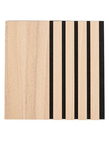 QUADRI E DECORO PARETE: vendita online Set 3 pannelli decorativi, Colva grande, 30 x 30 cm, MDF, effetto legno chiaro, isolam...