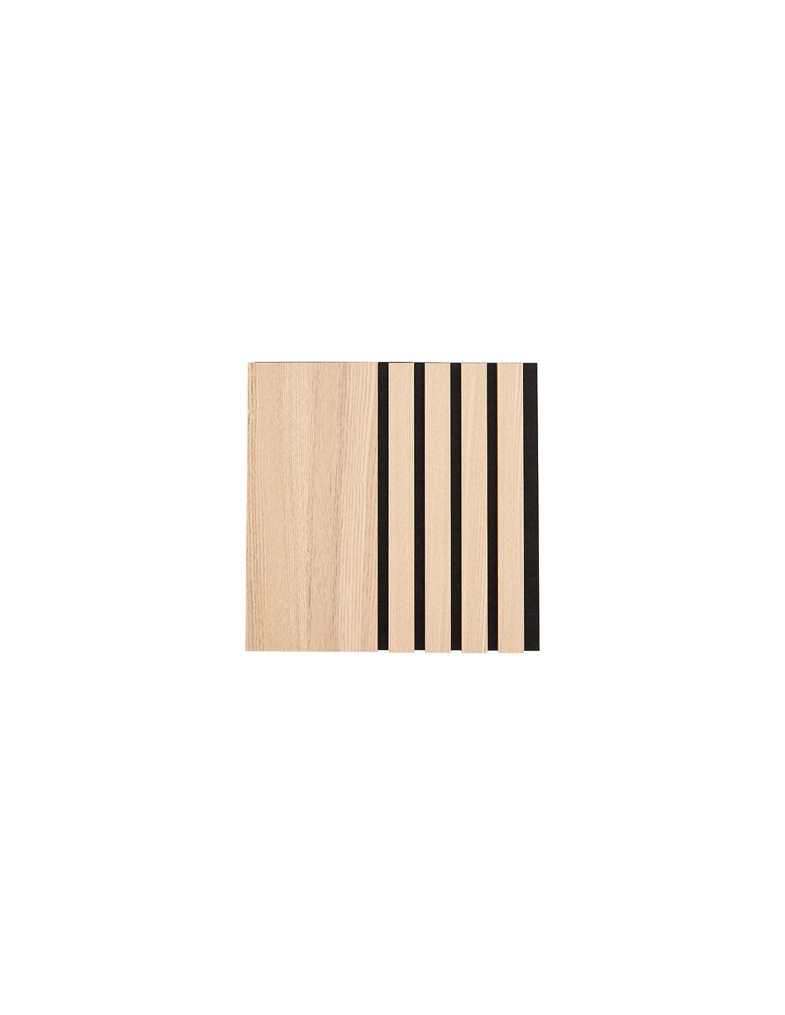 QUADRI E DECORO PARETE: vendita online Set 3 pannelli decorativi, Colva grande, 30 x 30 cm, MDF, effetto legno chiaro, isolam...